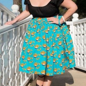 HOLDING Pinup Couture Mary Blair Cat Jenny Skirt 3x